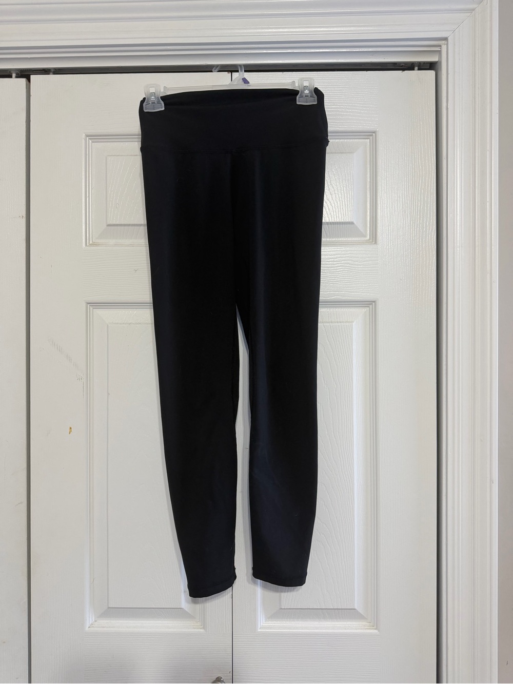 High-Waist Black Performance Leggings